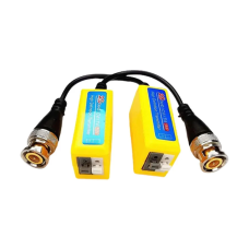 HD-CVI/TVI/AHD Spilt Join Yellow HD Video Balun (1080p, 3MP, 5MP, 8MP) For CC Camera